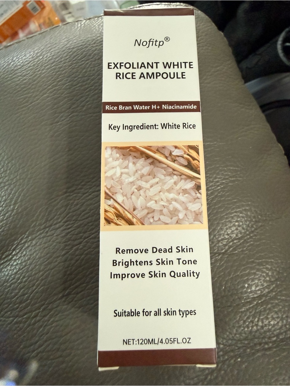 White Rice Exfoliant Ampoule - White